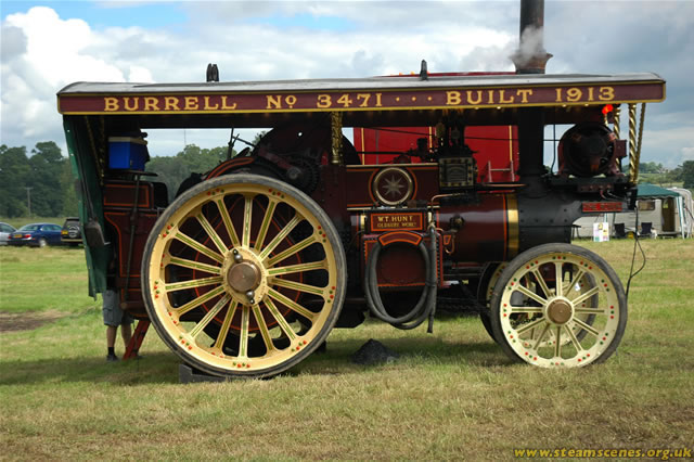 Burrell Showmans Road Locomotive, 3471 The Rover, J 3471 - Steam Scenes